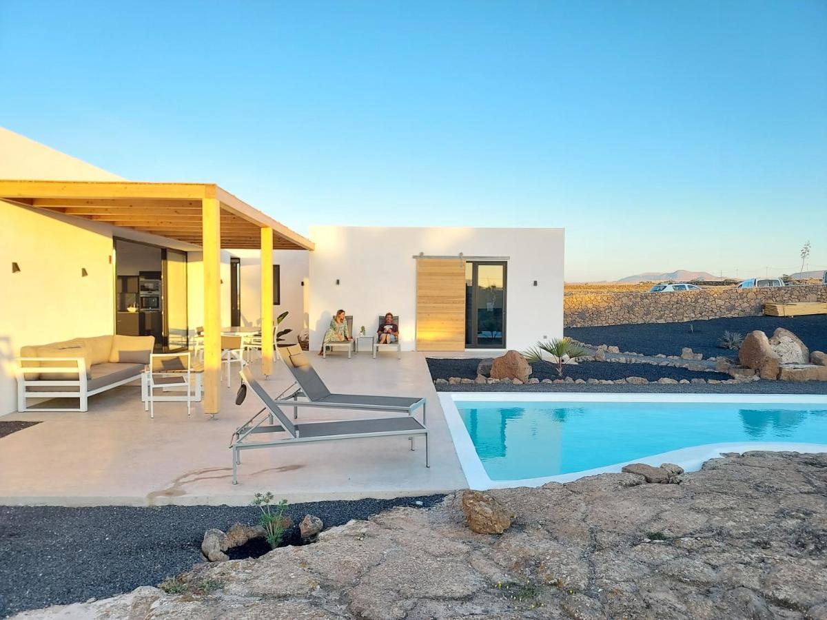 Villa Tabaiba En Lajares Con Piscina Kültér fotó