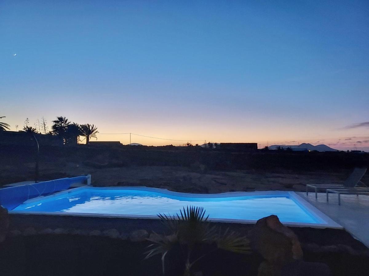 Villa Tabaiba En Lajares Con Piscina Kültér fotó