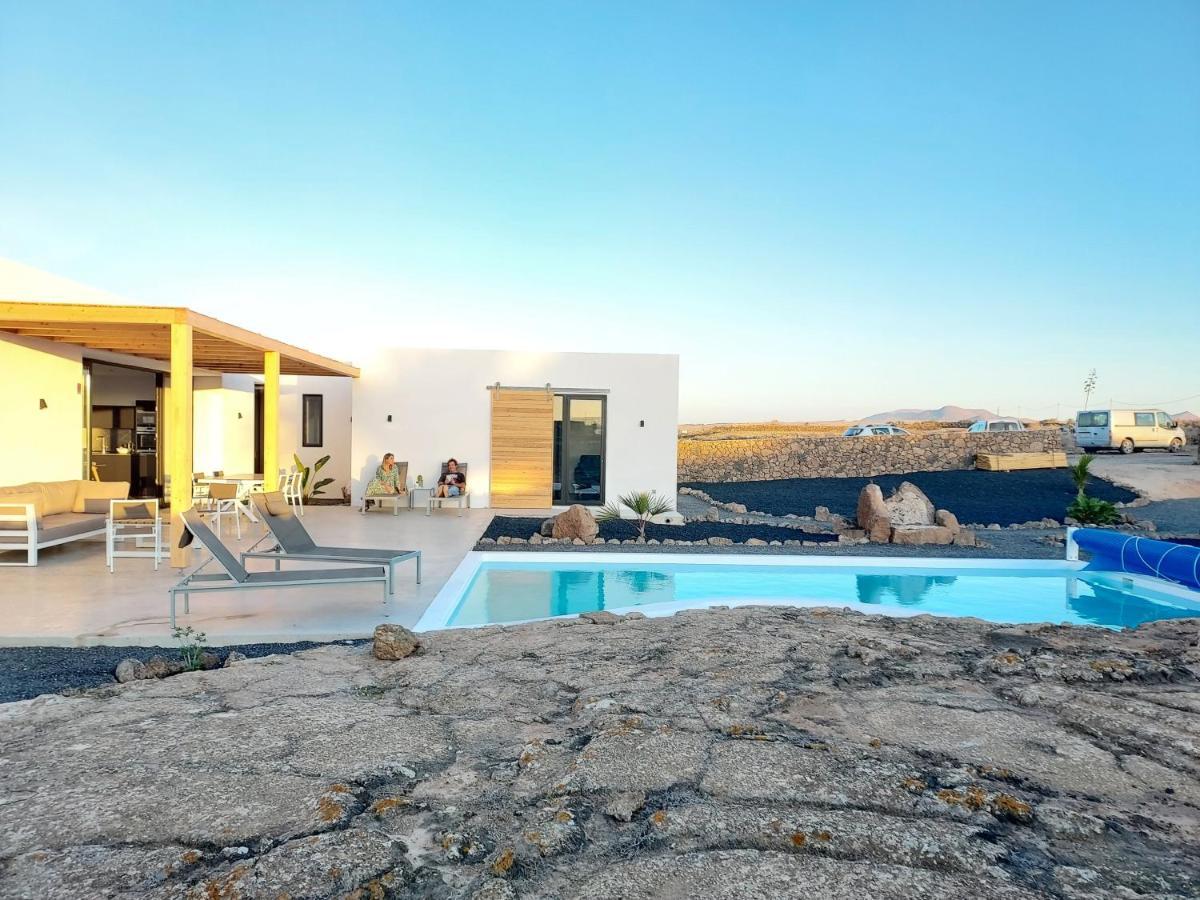 Villa Tabaiba En Lajares Con Piscina Kültér fotó