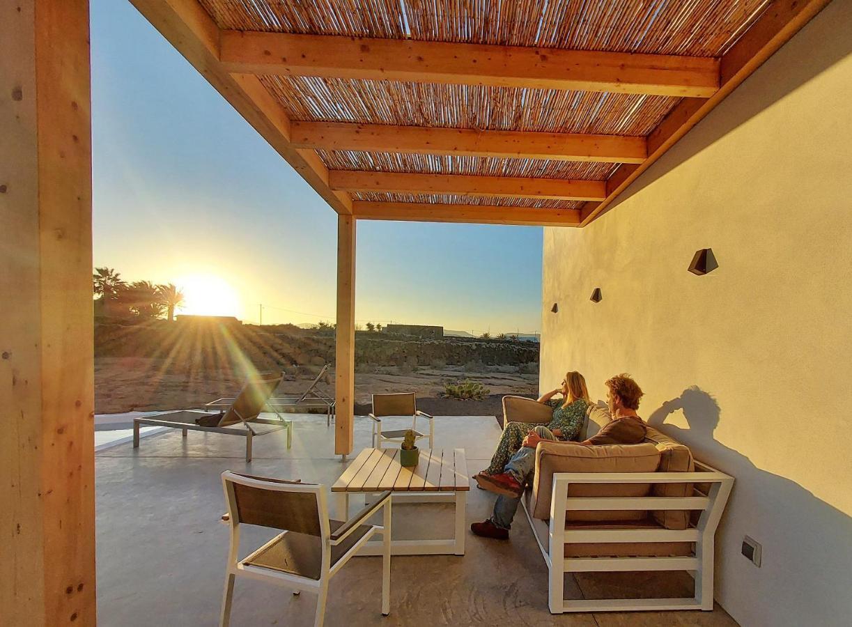 Villa Tabaiba En Lajares Con Piscina Kültér fotó