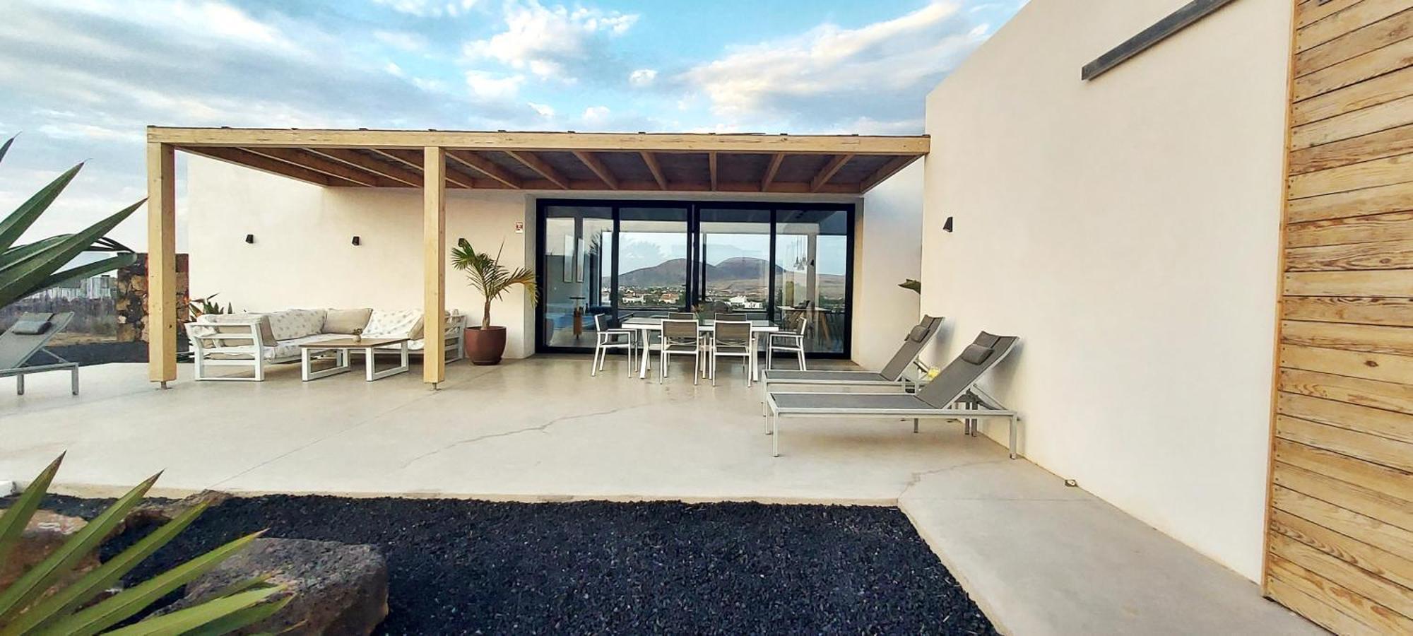 Villa Tabaiba En Lajares Con Piscina Kültér fotó