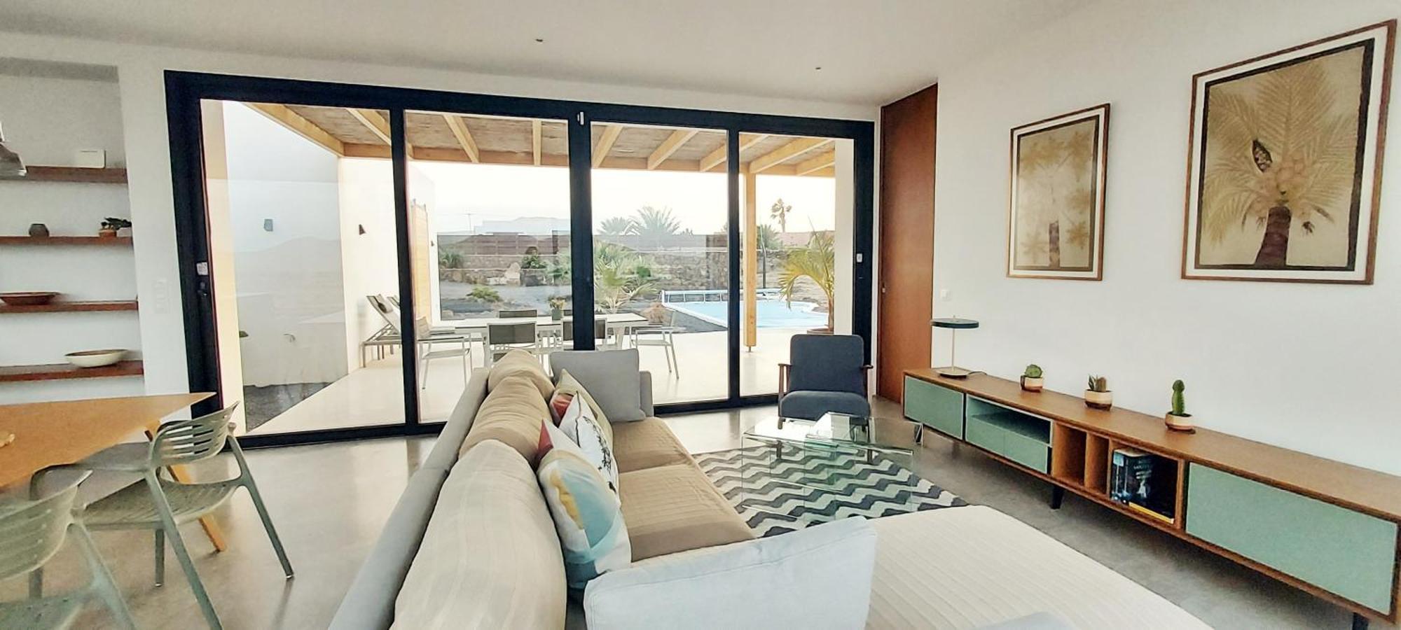 Villa Tabaiba En Lajares Con Piscina Kültér fotó