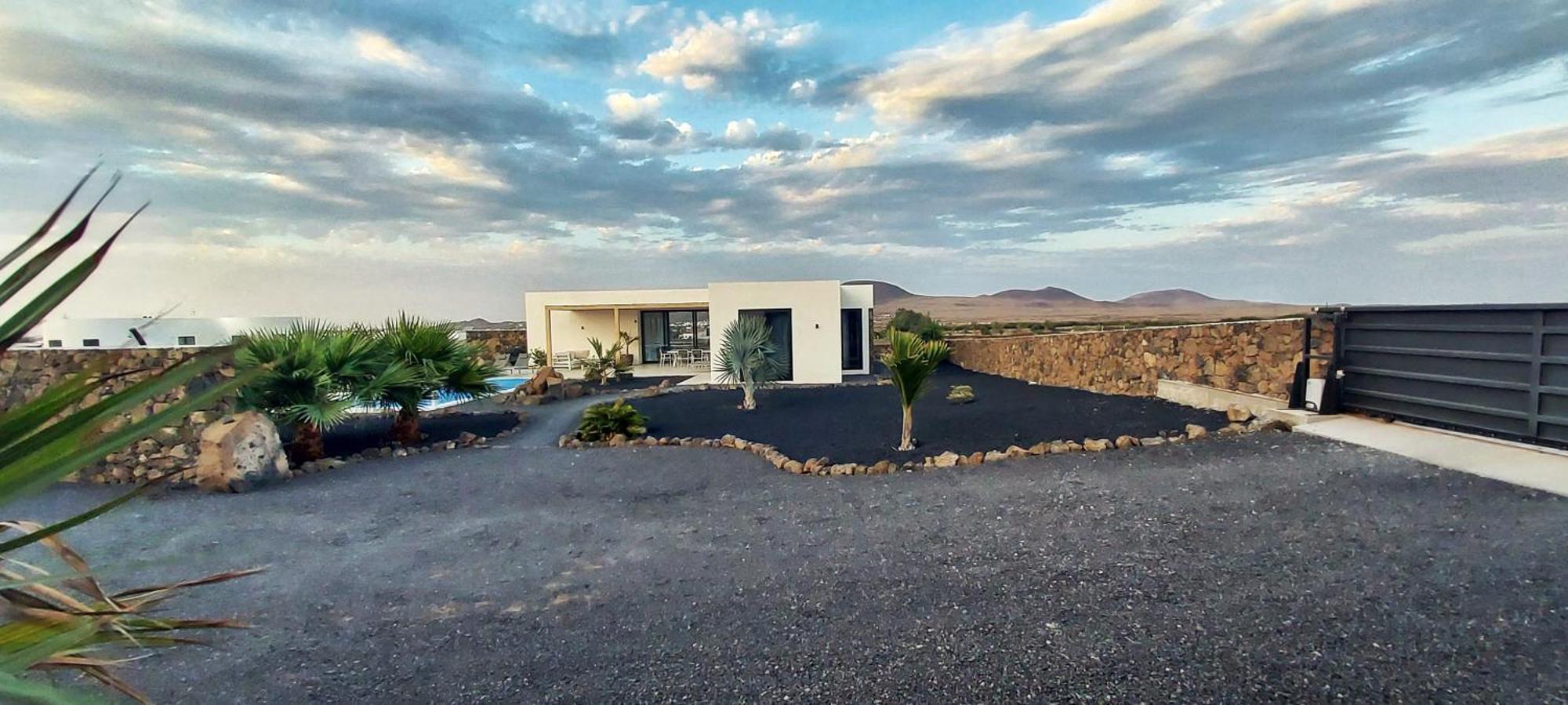 Villa Tabaiba En Lajares Con Piscina Kültér fotó
