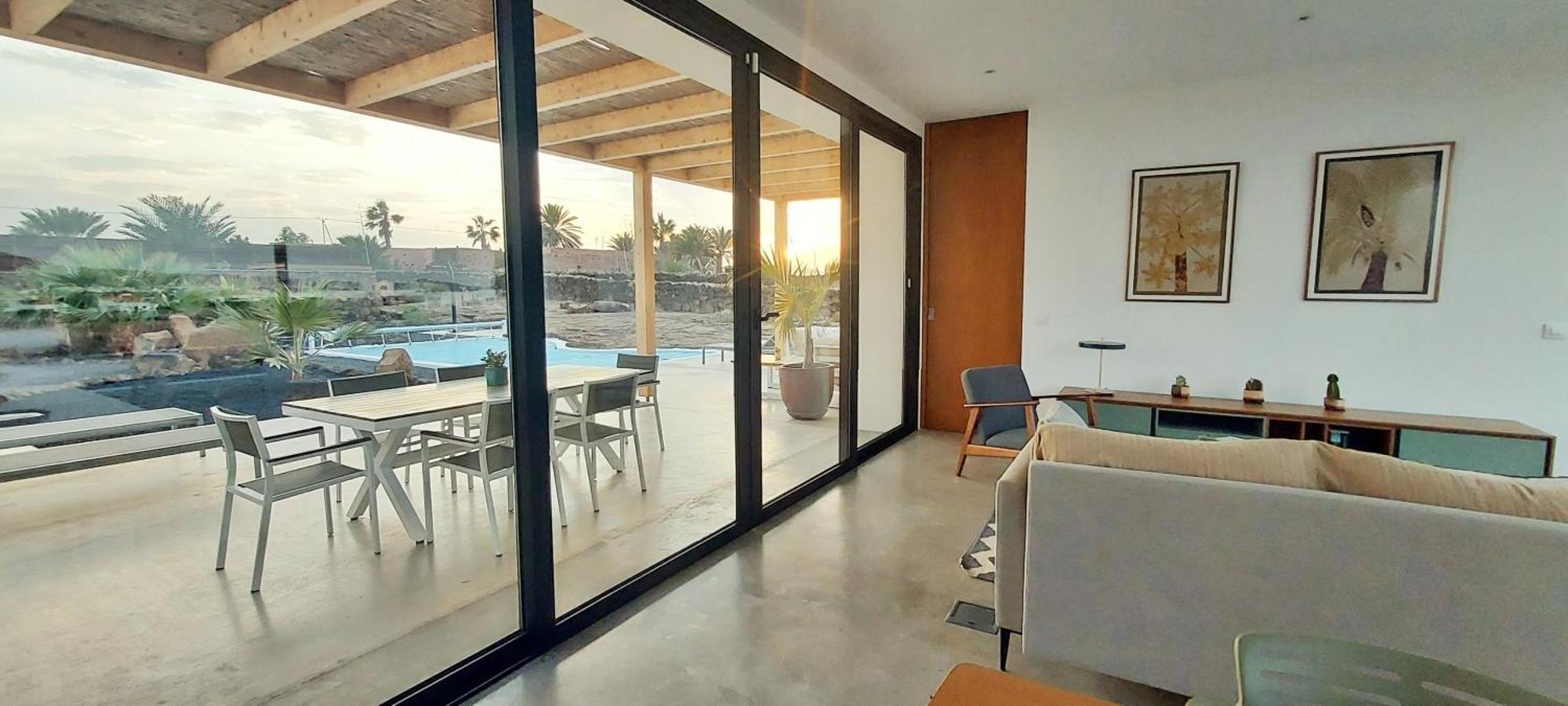 Villa Tabaiba En Lajares Con Piscina Kültér fotó