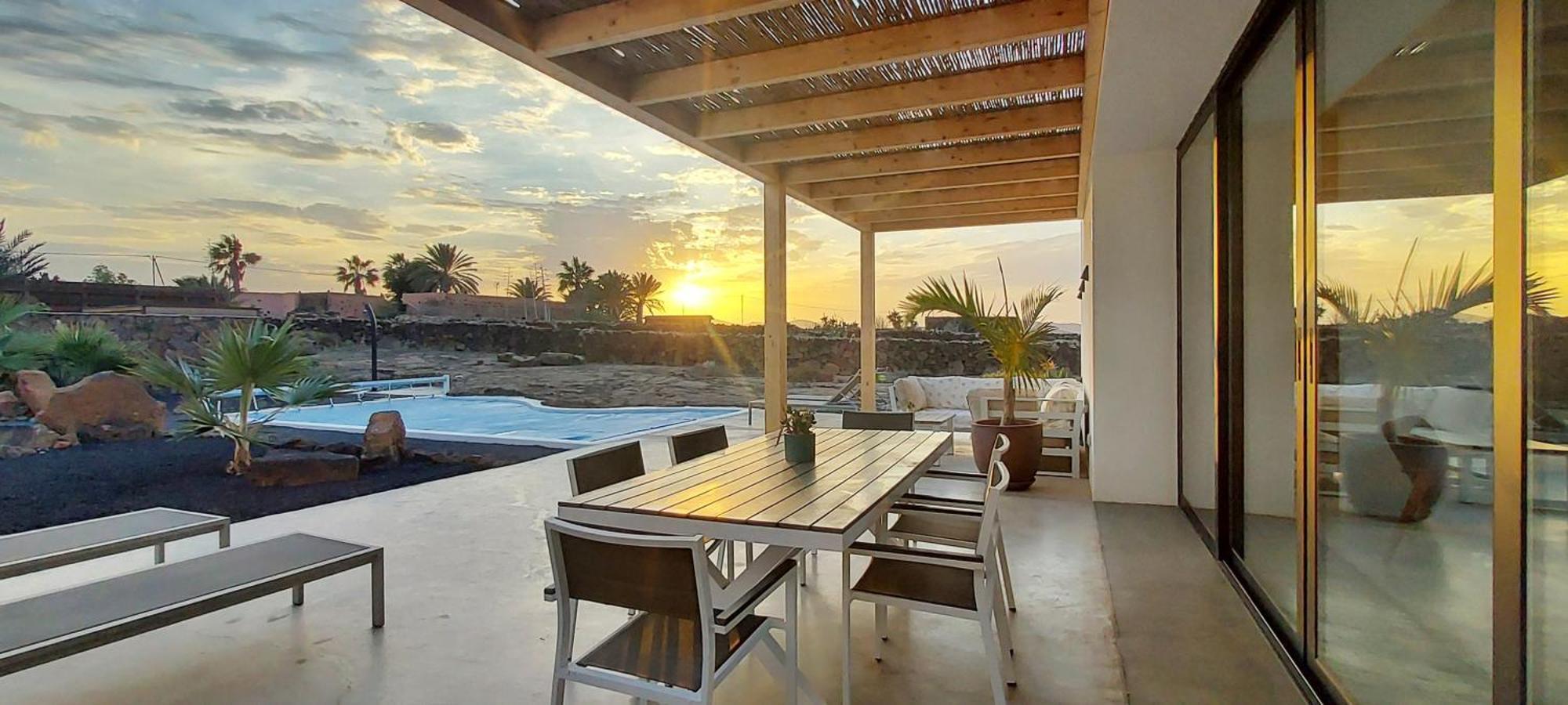 Villa Tabaiba En Lajares Con Piscina Kültér fotó