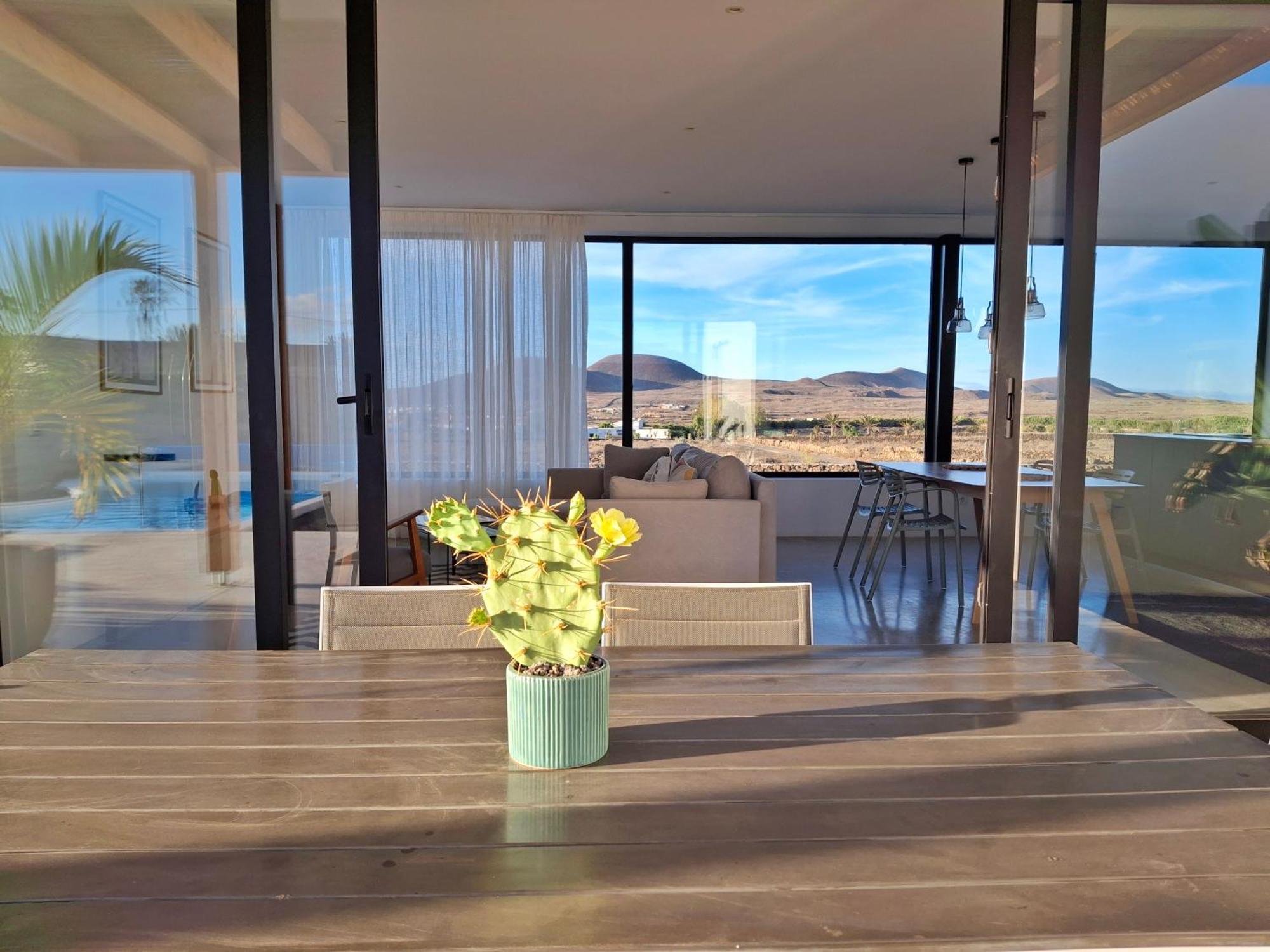 Villa Tabaiba En Lajares Con Piscina Kültér fotó